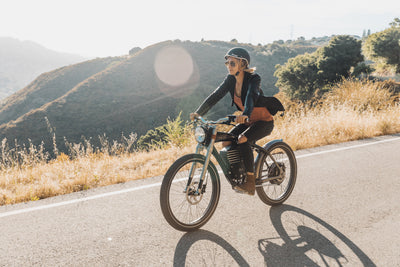Roadster Electric Bike with Front Suspension
