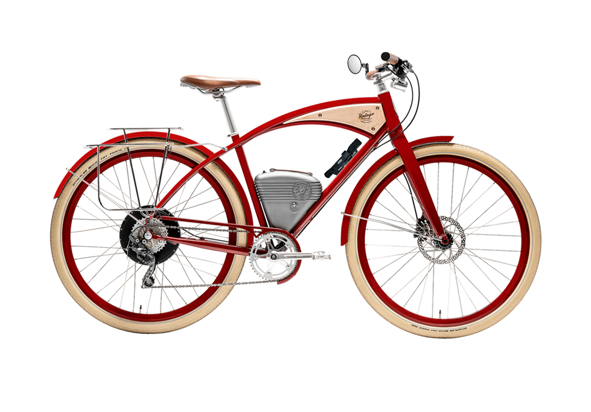 Electric best sale vintage bike