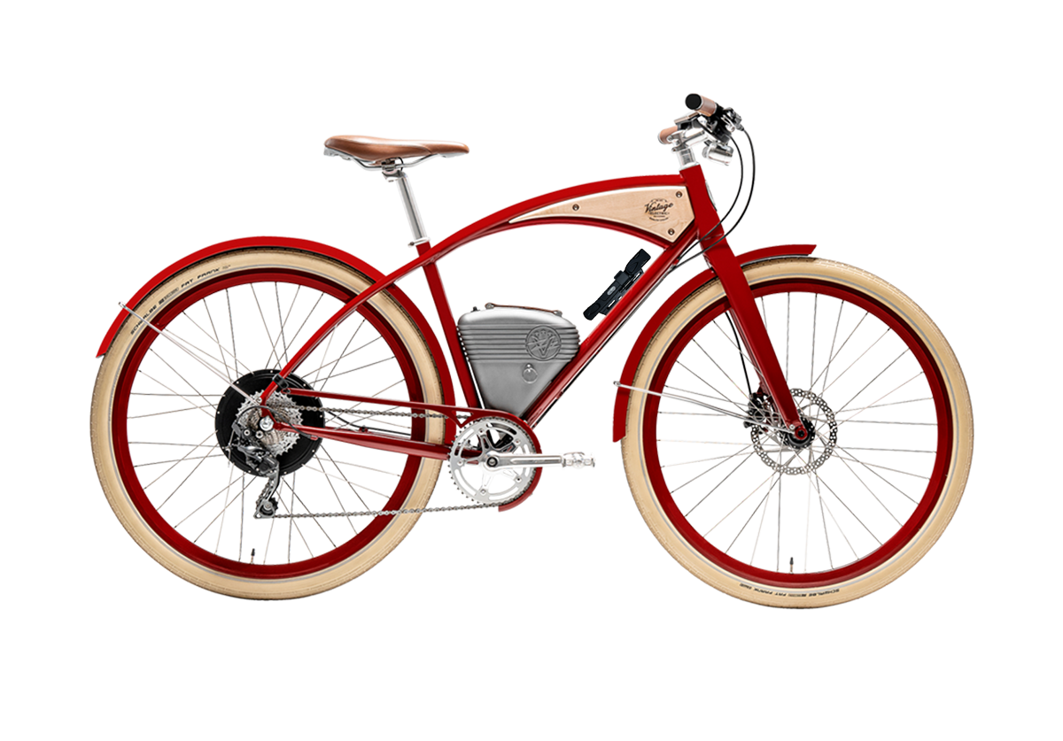 The Cafe Pedal Assist Electric Bike Vintage electric bicycles