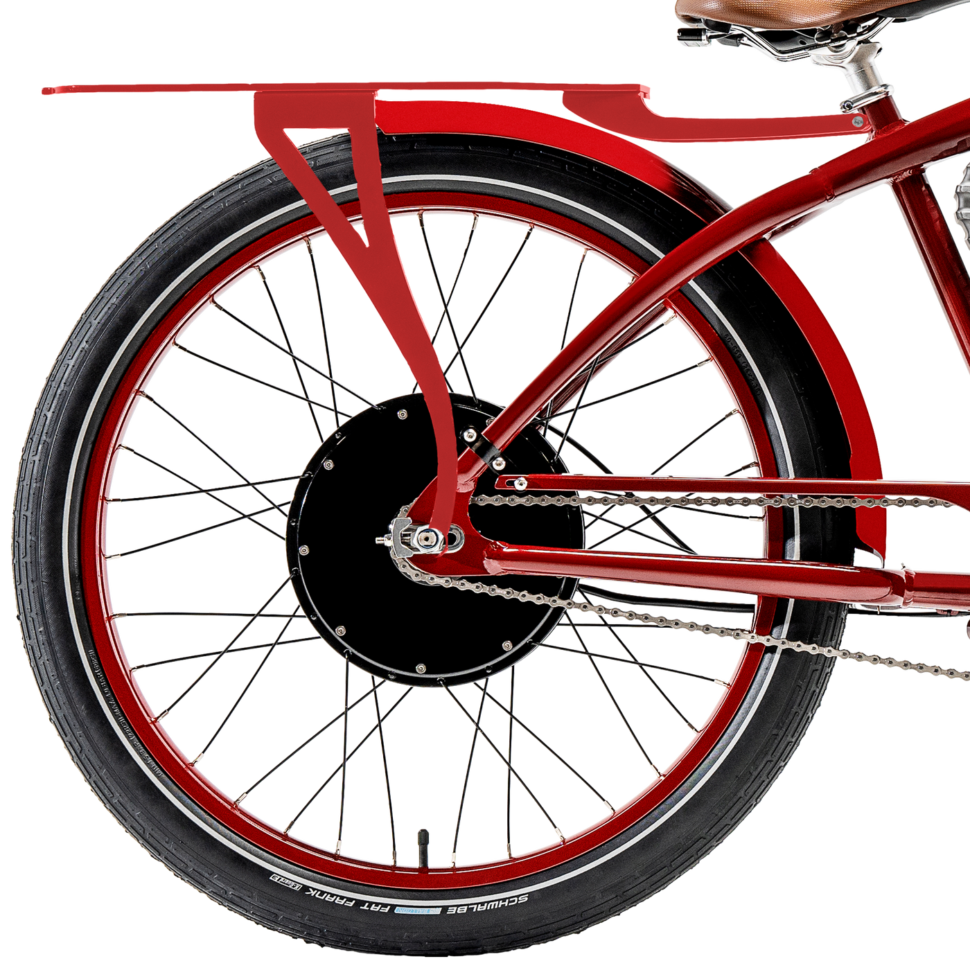 Tracker Red Rear Rack