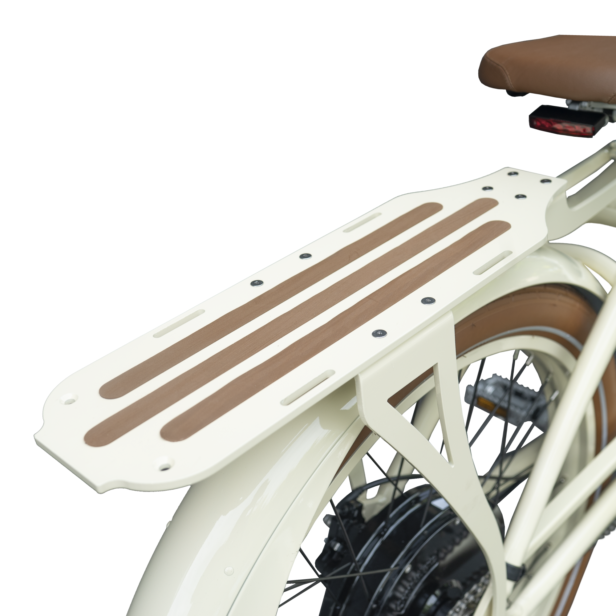 Cream Rear Bicycle Rack | Vintage Electric